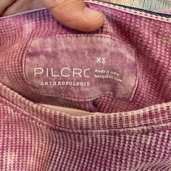 Anthropologie Pilcro‎ Washed Waffle Long Sleeve Thermal Size XS OB1278689. - Picture 3 of 6